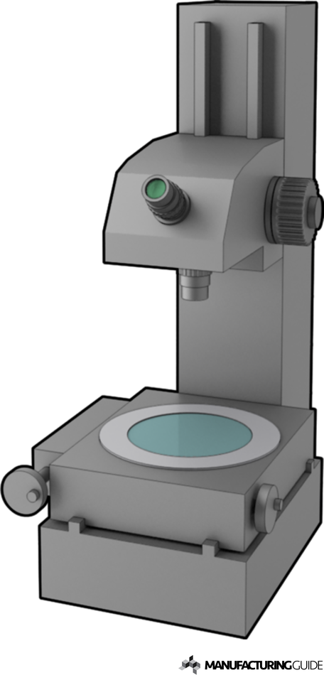 Illustration av Mätning med mikroskop